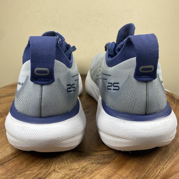 ASICS GelNimbus 25 Sheet Rock Indigo Blue Mens Gray Size 10.5 Wide Running Shoes - Picture 3 of 14